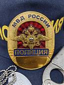 Знак ( жетон ) нагрудный ПОЛИЦИЯ МВД РОССИИ (2304801) - ВОЕНТОРГ ТЫЛОВИК