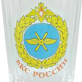 Стакан граненый с символикой ВКС ( Воздушно-космические силы ) России (4609136) - ВОЕНТОРГ ТЫЛОВИК