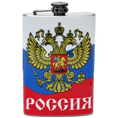 Фляга подарочная символикой Россия Вперед! (3407090) - HAKKI.RU
