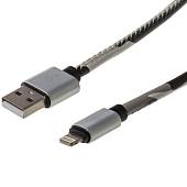Кабель ( провод ) для зарядки телефона USB / Apple камуфлированный серый (4002008) - ВОЕНТОРГ ТЫЛОВИК