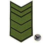 Знак - годичка ( нашивка шеврон ) нарукавный за выслугу лет ( по годам службы ) 17 лет полевой вышитый на липучке (2508067) - ВОЕНТОРГ ТЫЛОВИК