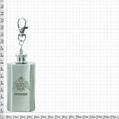 Фляга подарочная с символикой ФСВНГ ( Росгвардия ) России 2 OZ-50 мл серебристая (4608087) - ВОЕНТОРГ ТЫЛОВИК