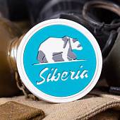 Нашивка ( шеврон патч patch ) тактическая SIBERIA ( Сибирь ) BEAR ( МЕДВЕДЬ ) 3D PVC ( пластизоль ) на липучке D-6 голубая (2504150) - ВОЕНТОРГ ТЫЛОВИК